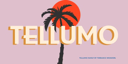 Tellumo Variable Font Poster 1
