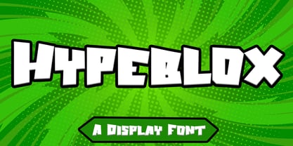 Hypeblox Font Poster 1