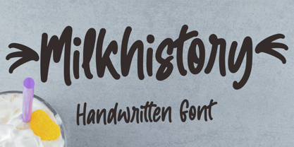 Milkhistory Font Poster 1