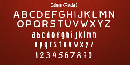 Calzone Font Poster 3