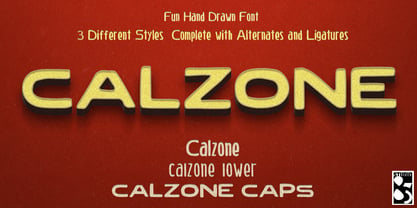 Calzone Font Poster 1