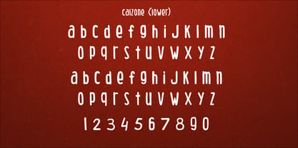 Calzone Font Poster 4