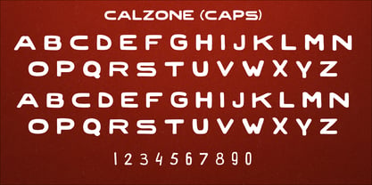 Calzone Font Poster 5