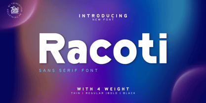 Racoti Font Poster 1