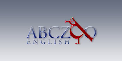 ABC Zoo English Fuente Póster 4