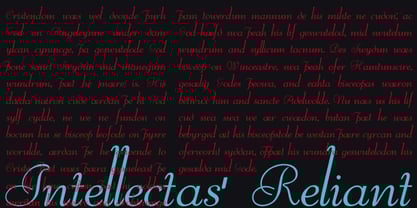 Reliant Font Poster 5
