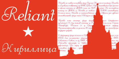 Reliant Font Poster 13