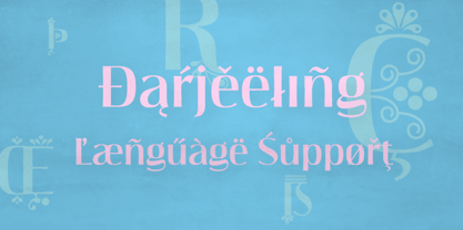 Darjeeling Font Poster 9