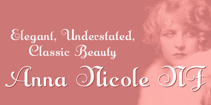 Anna Nicole NF Font Poster 1