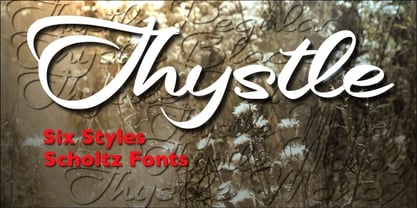 Thystle Font Poster 1