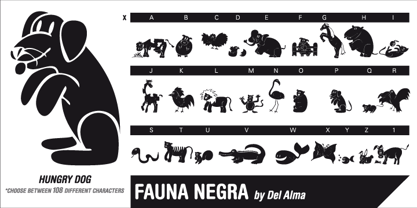 Fauna Font Poster 10