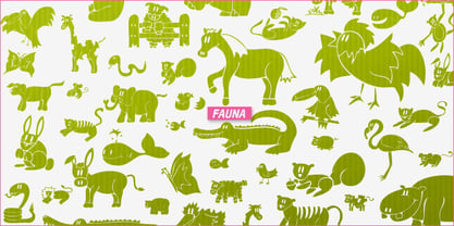 Fauna Font Poster 2
