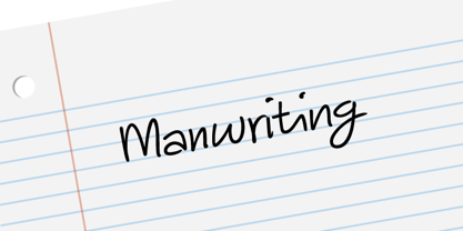 Manwriting Font Poster 1