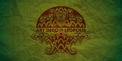 Ornamental Deco 2D Font Poster 6