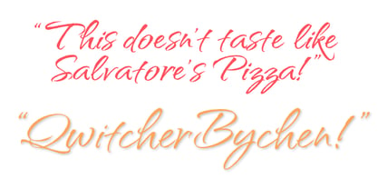 QwitcherBychen Font Poster 3