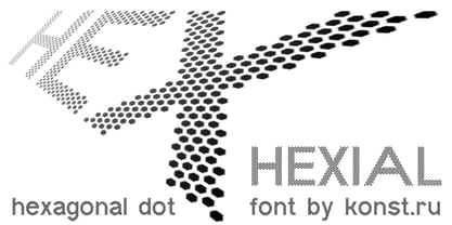 Hexial Font Poster 1