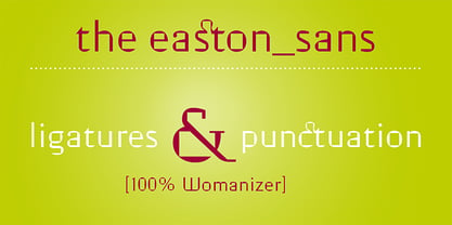 Easton Font Poster 4