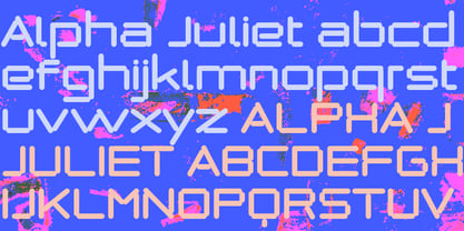 Alpha Juliet Font Poster 2
