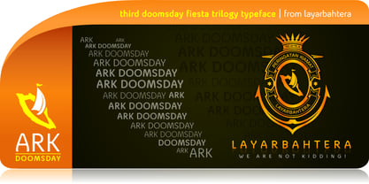 Ark Doomsday Font Poster 1