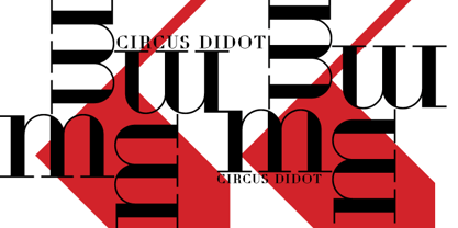 Circus Didot Fuente Póster 4
