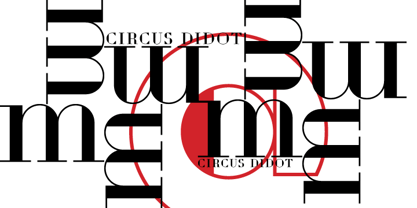 Circus Didot Fuente Póster 6