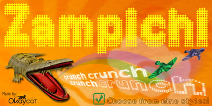 Zampichi Font Poster 1