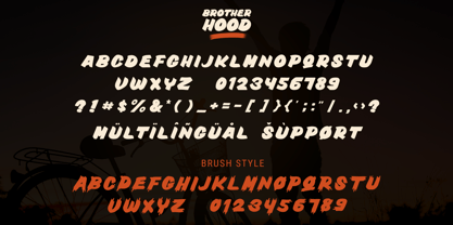 The Hoods Brother Font Poster 6