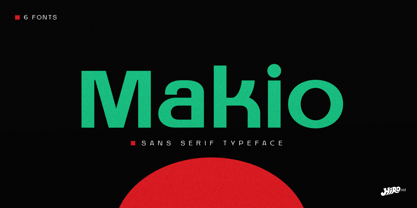 Makio Font Poster 1