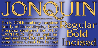 Jonquin Font Poster 1