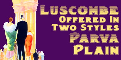 Luscombe Font Poster 1
