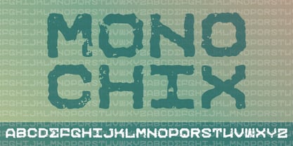 Mono Chix Font Poster 1