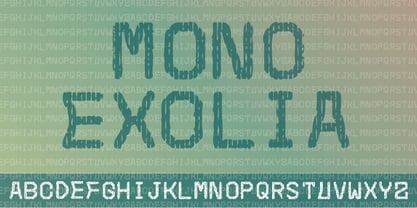 Mono Exolia Font Poster 1