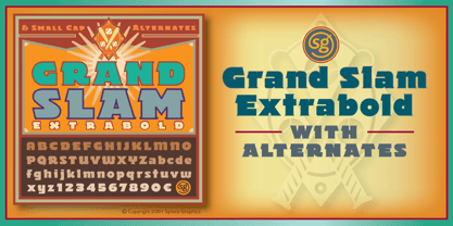 Grand Slam SG Font Poster 1