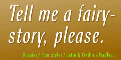 Rossika Font Poster 1