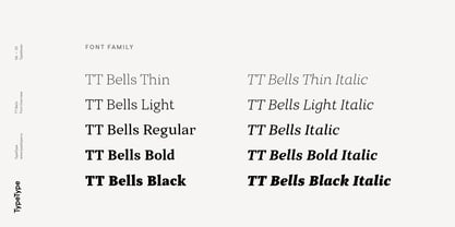 TT Bells Font Poster 5