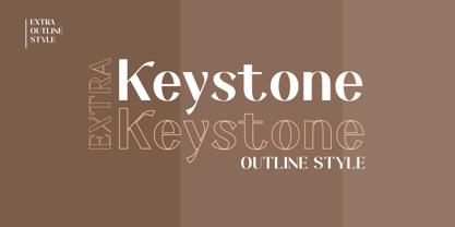 Keystone Font Poster 7