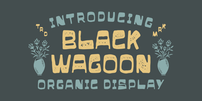 Black Wagoon Font Poster 1