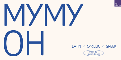 HU Mymyoh Font Poster 1