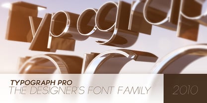 Typograph Pro Fuente Póster 1