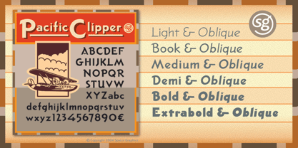 Pacific Clipper SG Font Poster 1