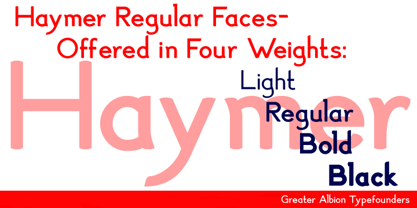 Haymer Font Poster 5