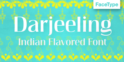 Darjeeling Font Poster 1