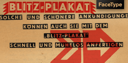 Blitzplakat Police Affiche 1