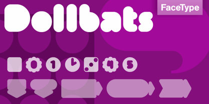 Dollbats Font Poster 1