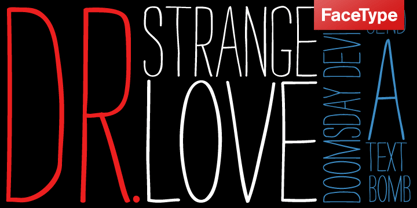 Strangelove Font Poster 1