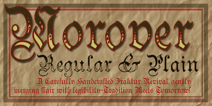 Morover Font Poster 3