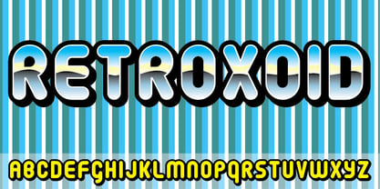 Retroxoid Font Poster 3