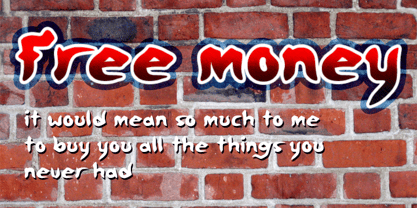 Free Money Font Poster 1