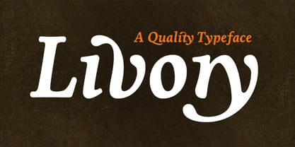 Livory Font Poster 1