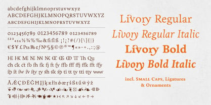 Livory Font Poster 5